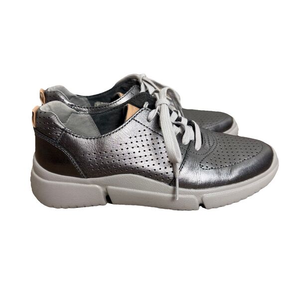 Rockport Womens R-Evolution Perf Sneaker Gray Size 7 EUC - Picture 1 of 11